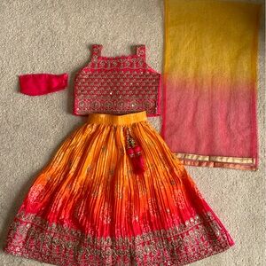 Toddler Girl Lengha Choli - BRAND NEW with tags